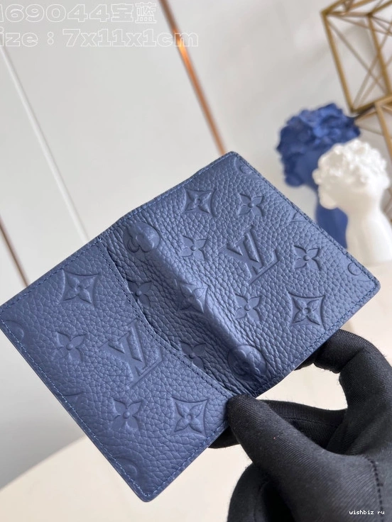 WIS LOUIS cm VUITTON Pocket Organizer-7.5*11.1*1 0707